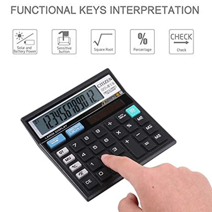 CitizeIV 12 Digits Calculator - CVTVZEIV CT512 - Solar Power
