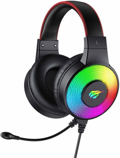 Havit H2013D Gaming Headset With Surround stereo With 50MM and Cool RGB Light