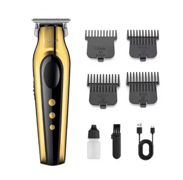 Rechargeable Professional Hair Clipper and Trimmer LED Display 150 Min Runtime 4 Length