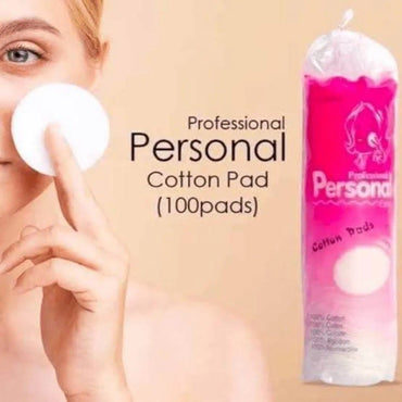 100% Cotton Pads Facial Cotton Pads Make up Remover Pads 100 Pcs