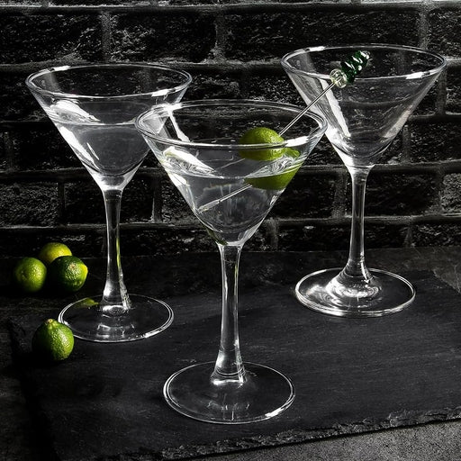 6 Pcs Wine Glasses, Clear Cocktail Glass