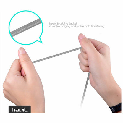 Havit Orginal Nylon Woven Lightning Cable Compatible with i phone i pad