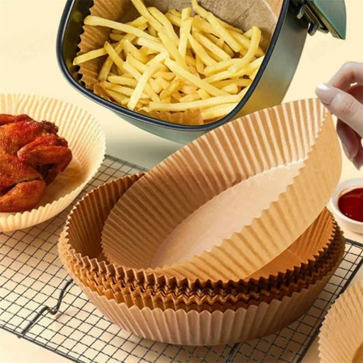 Baking Paper for Air Fryer Oil-Proof Water-Proof Parchment for Baking Roasting Microwave [50Pcs]