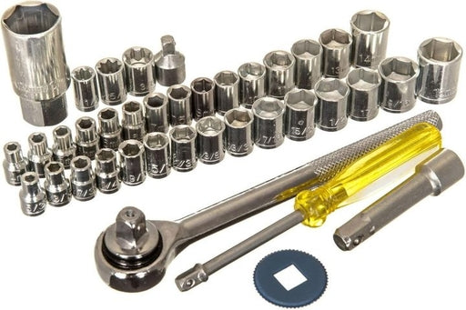 40Pc Spanner Socket Set Wrench Set Tool Kit
