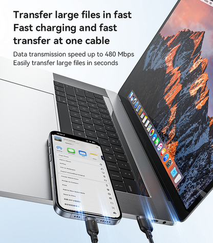 Yesido 0.3 Meter 18W Fast Charging USB to Type-C Aluminum Alloy Braided Data Cable - CA131C