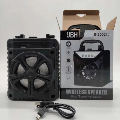 JBH JB-5002 Mini Bluetooth Speaker – Extra Bass, LED, FM, USB & TF Card