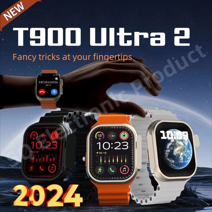 ULTRA 2 T900 Biggest Infinite Display Smart Watch with Bluetooth Calling Smart Watch Wireless