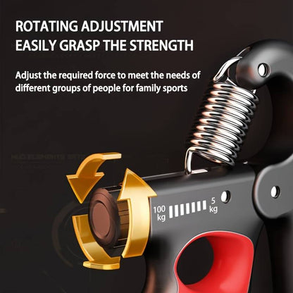Difutagui 5-100KG Forearm Grip Strength Trainer Non-Slip Hand Gripper Adjustable Affordable