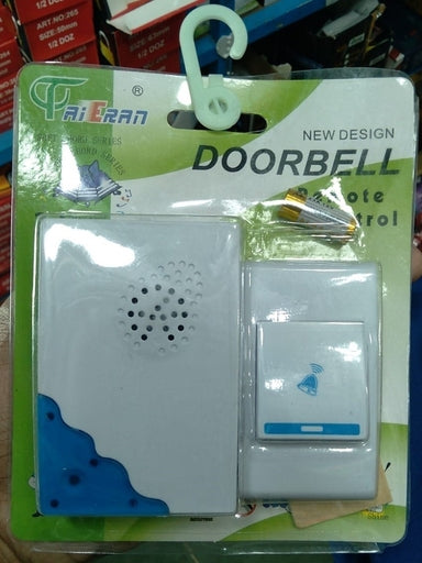 Wireless Remote Control Doorbell - Cordless Door Bell - Free Battery