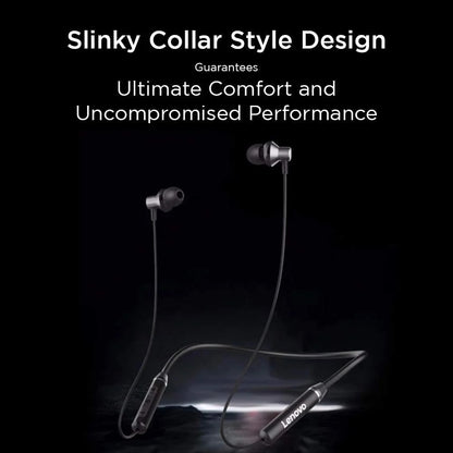 Lenovo HE05 Wireless Bluetooth 5.0 in-Ear Neckband Earphones with Mic