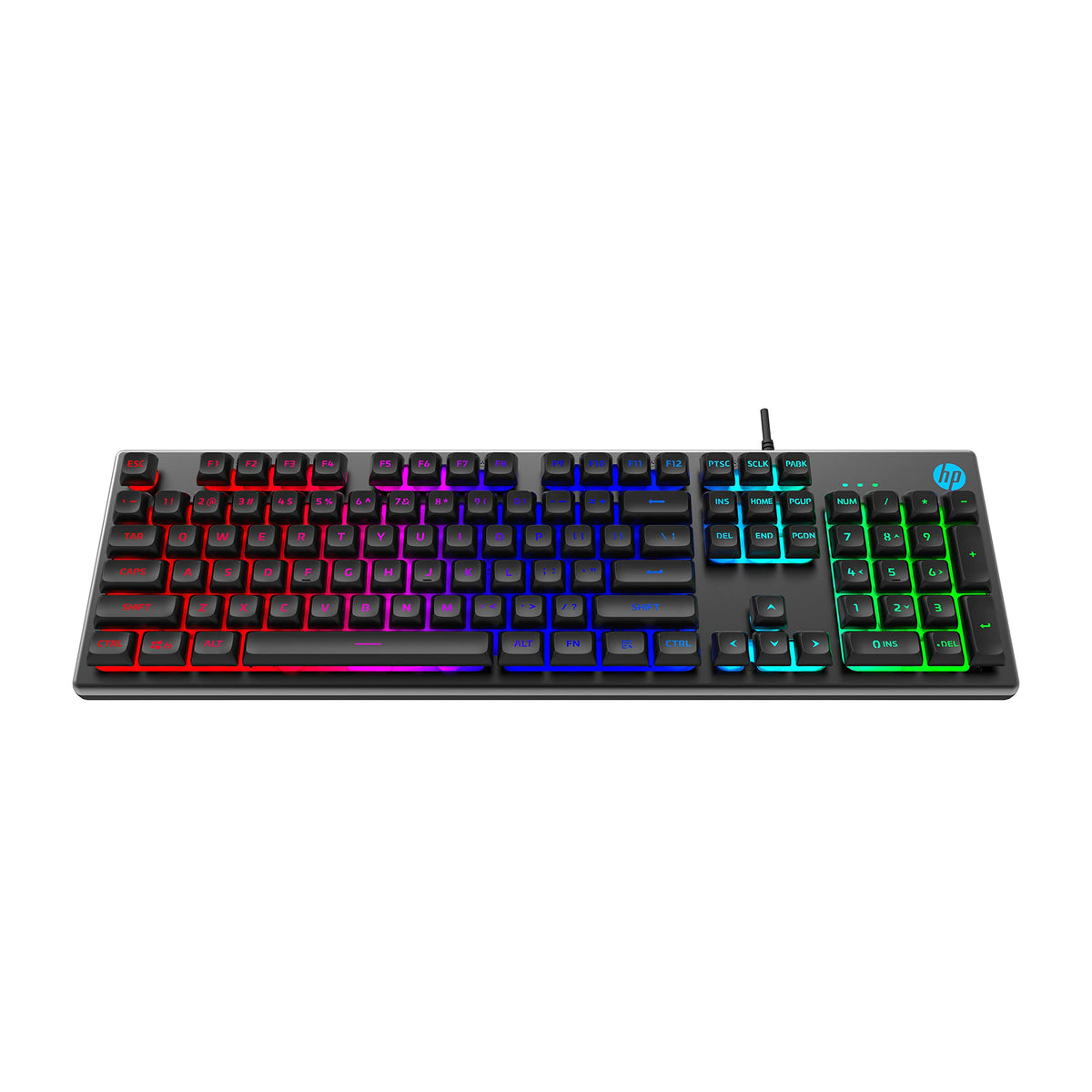 HP K500Y Backlit Membrane Wired Gaming Keyboard