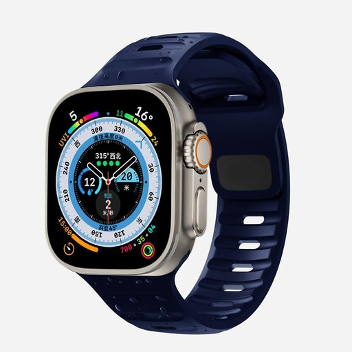 Apple Watch Silicone Sport Band 38/40/41Mm & 42/44/45/49Mm â€“ Soft Replacement Strap