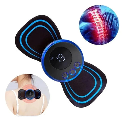 Portable Mini Electric Neck Massager, Vibration Muscle Relaxation Shoulder & Back Massager