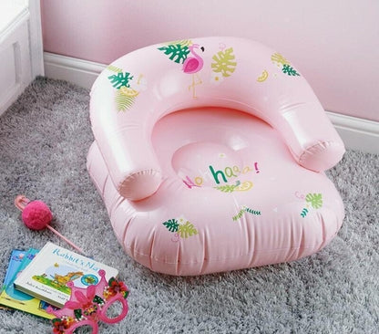 Unicorn & Tropical Inflatable Chair for a Little Princess