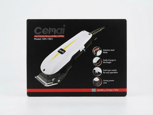 Geemy GM-1021 Professional Electric Hair Clipper Adjustable Blade Variable Speed Trimmer Set SMT