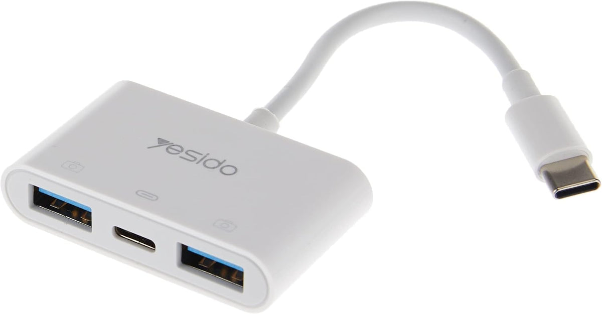 Yesido GS17 3 In 1 Type C Otg Adapter