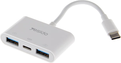 Yesido GS17 3 In 1 Type C Otg Adapter