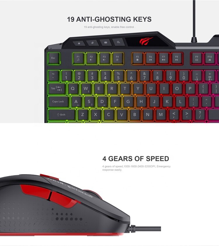 Havit HV-KB852CM Gaming Keyboard & Mouse Combo