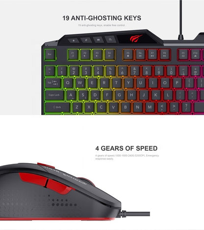 Havit HV-KB852CM Gaming Keyboard & Mouse Combo