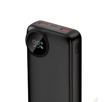 Genuine RECCI 10000 / 20000 /  30000 / 50000mAh Power Bank Type-C Output & 2 USB 22.5W Dual Fast Charging Battery Pack