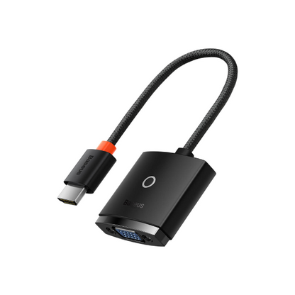 Baseus 1080P HDMI-Compatible to VGA Adapter HD Digital Male To Female Cable Converter for Xbox PS5 PS4 TV Box Laptop Projector