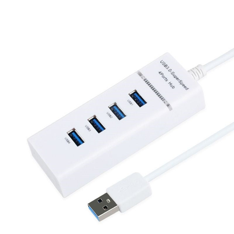 USB Hub 3.0 Super Speed 21Mbps Plug and Play 4 Port