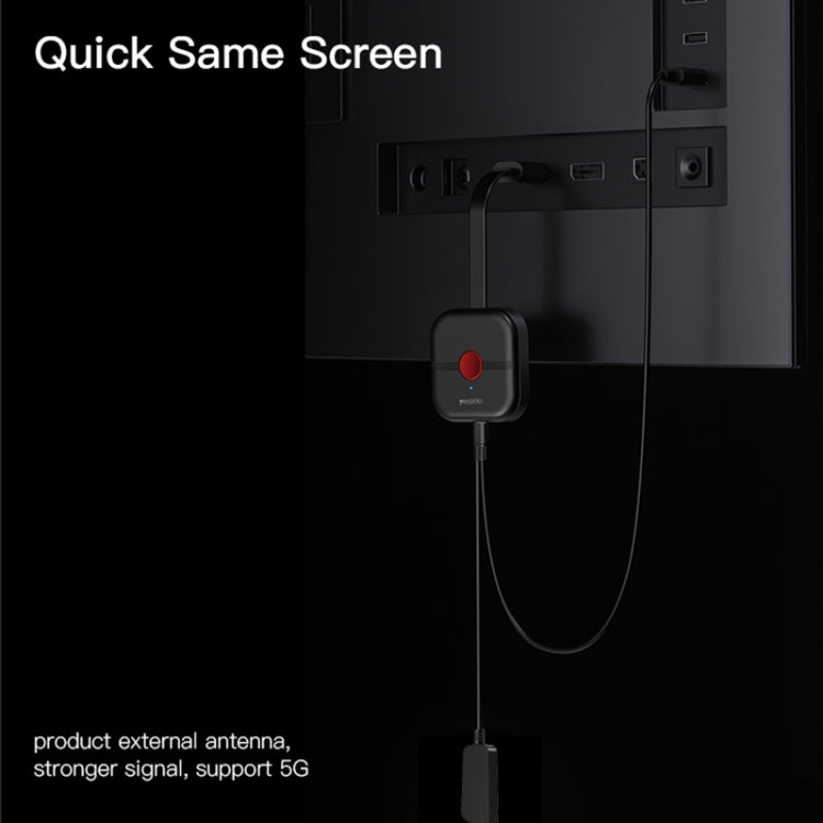 Yesido TV10 HD Wireless Screen Display Receiver, HDMI / 2.4G/5G+4K wireless connection, support screen mirroring