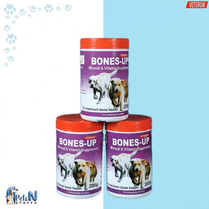 Vetgrow Bones up Supplement Powder 200G