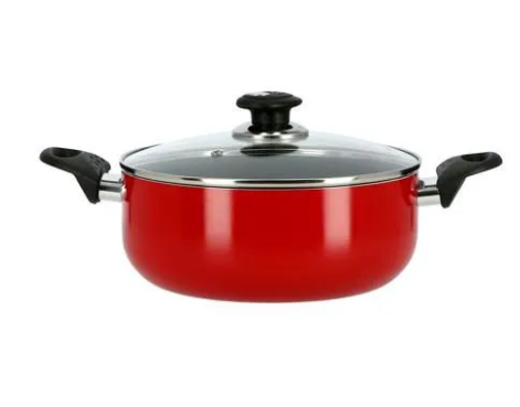Non Stick Casserole 22 Cm with Glass Lid