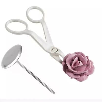 Baking Tools----Needle and Plastic Scissor Flower Lifter