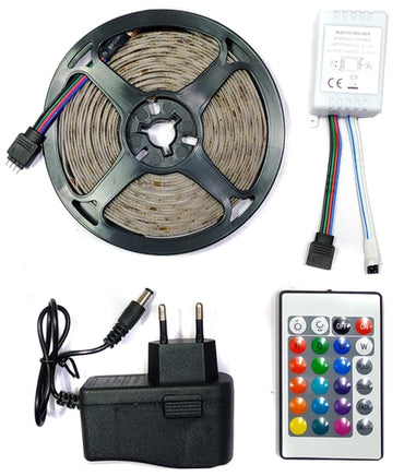 LED Light Strip Kit RGB with Remote 5M