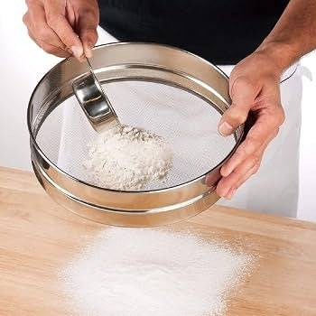 4 In 1 Stainless Steel Interchangeable Sieve Set Flour Chalni, Spices, Food Strainers