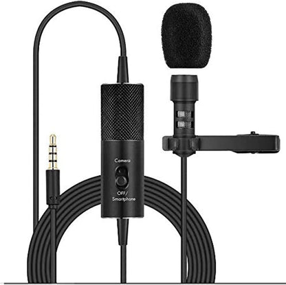 YANMAI R955S Lavalier Condenser Microphone for Camera Mic for Audio Recording