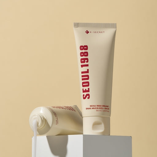 K-SECRET SEOUL 1988 Cream : Snail Mucin 93% + Rice -100Ml