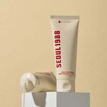 K-SECRET SEOUL 1988 Cream : Snail Mucin 93% + Rice -100Ml