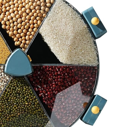 Grains Container Grain Storage Box Separated Wall Mounted Space Saving for Kitchen