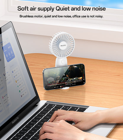 Yesido YF15 Handheld Mini Fan With Phone Holder