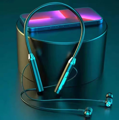 Magnetic Neckband Bluetooth Earphones – Wireless TWS Sport Headphones with HD Sound, Noise Isolation