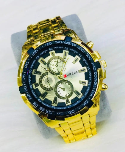 Gold Edition Edifice or Curren Casio Classic Watch - Watch Model