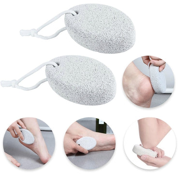 Vastate Personal Care Oval Shape B375:B380Pumice Stone Scrubber for Body and Foot White
