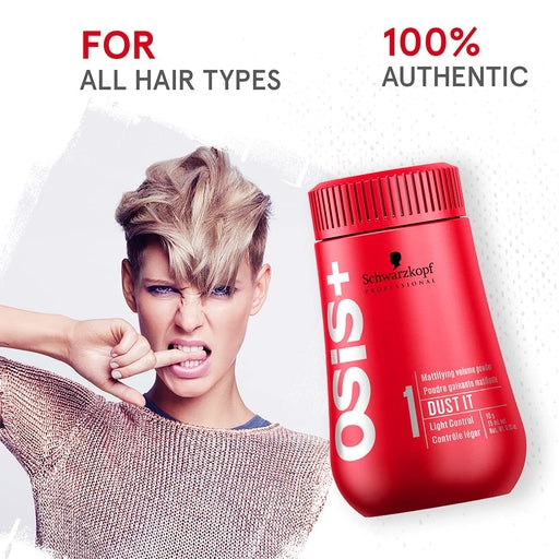 Hair Powder UNISEX BEST& SERVICH & Schwarzkopf Osis+ Thrill Fibre Gum+ DUST IT HAIR BEST PLUS POWDER