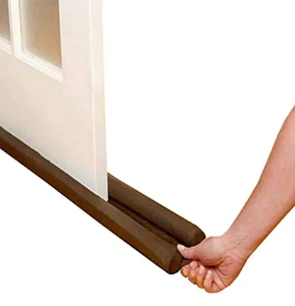 Twin Door Draft Guard & Energy-Saving Stopper | Double-Sided Draft Dodger & Noise Blocker