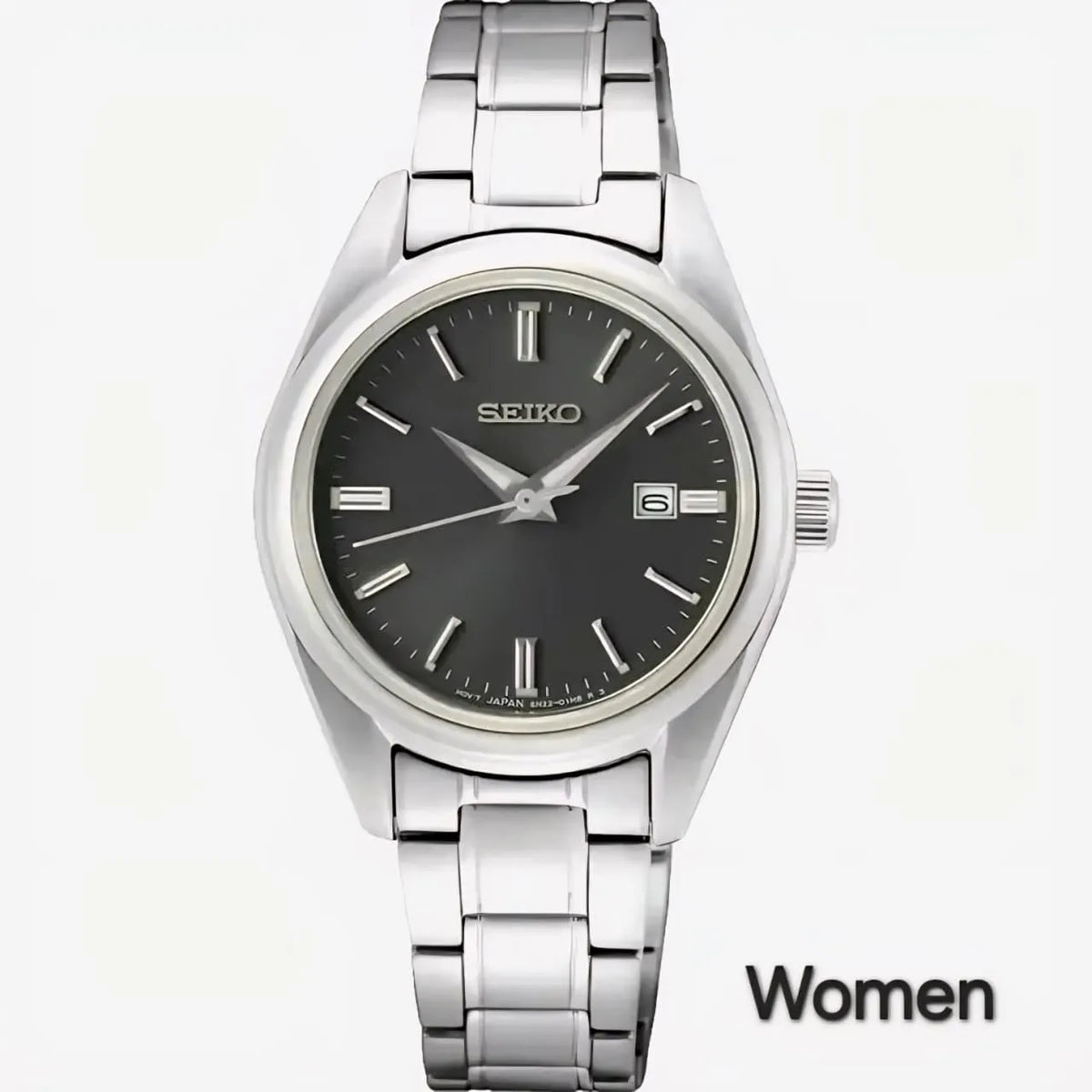 SEIKO Classic Watch Quartz Date Men Women Couple Watch