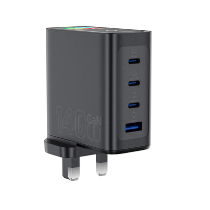 WiWU 140W Intelligent Display GaN Charger 3C1A - Wi-G028