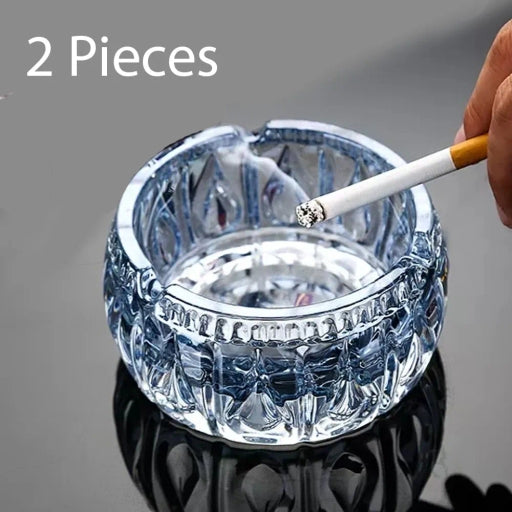 Decorative Transparent Crystal Ashtray