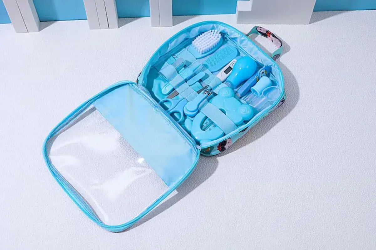 13-Pcs Baby Care & Grooming Kit - Essential Infant Nursery Healthcare Set