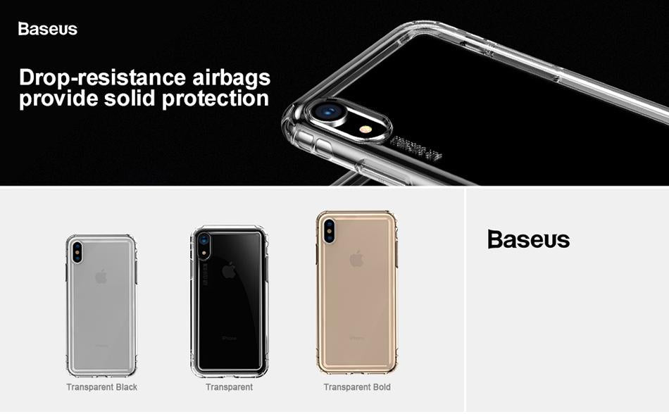 100% Genuine Baseus Safety Airbags Case For XS MAX