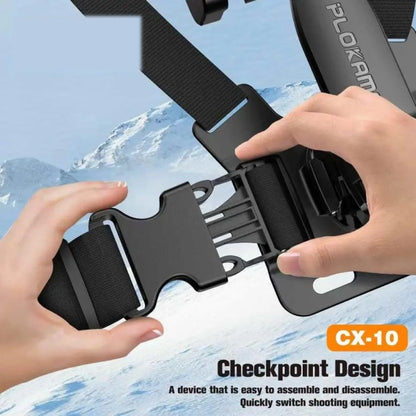Plokama CX-10 Action Camera Chest Mount Harness Strap for Gopro Camera & Phones