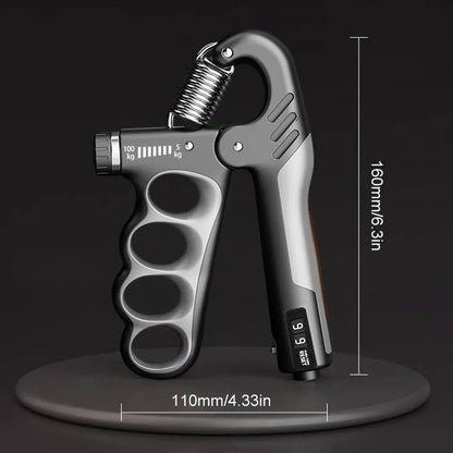 Difutagui 5-100KG Forearm Grip Strength Trainer Non-Slip Hand Gripper Adjustable Affordable