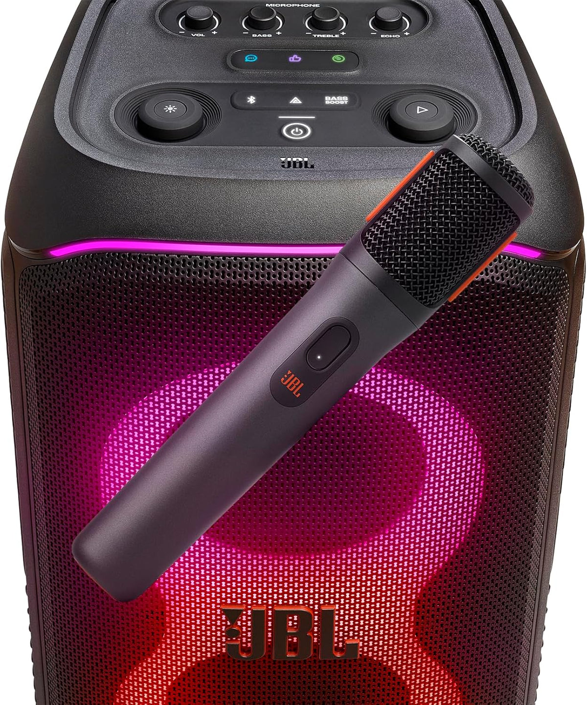 JBL PartyBox Wireless Mic - 2X Digital Wireless Microphones, Rechargeable Battery (20hrs - 700mAh), Clear Voice